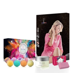 Discount ✔️ Predire Paris Invigorating & Relaxation Bath Set-Pink Robe/Passion Fruit 🛒