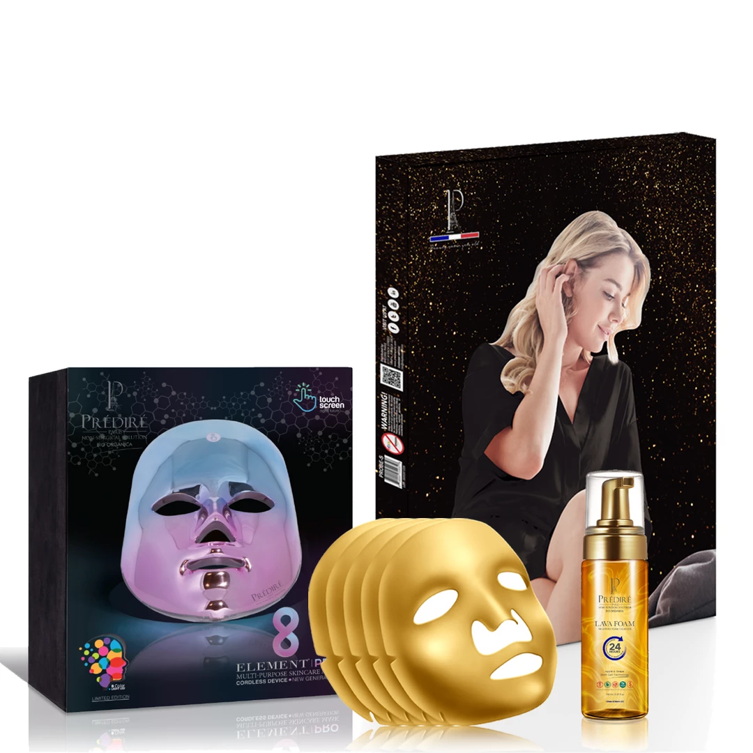 Brand new ๐ Predire Paris Non-Surgical Anti-Aging Wireless LED Mask w/ Cleanse & Renew Set-Black Robe ๐ 3 Brand new ๐ Predire Paris Non-Surgical Anti-Aging Wireless LED Mask w/ Cleanse & Renew Set-Black Robe ๐