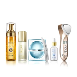 Outlet 😀 Predire Paris Anti-Aging Hyaluronic Hydration Face & Eyes Collection with Skin Rejuvenation Device ⌛