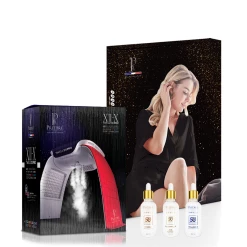 Deals ๐งจ Predire Paris Hydration & Repair Skin Infusion Serums & Spa PRO LED Light Therapy Device-Black Robe ๐
