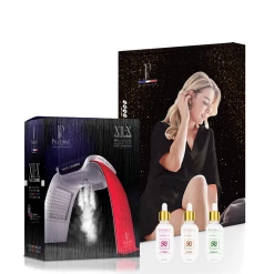 Outlet ✔️ Predire Paris Collagen Boost Skin Infusion Serums & Spa PRO LED Light Therapy Device-Black Robe 👏