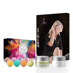 Brand new ❤️ Predire Paris Invigorating & Relaxation Bath Set-Black Robe/Coconut 💯