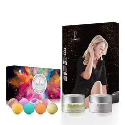 Cheap ⭐ Predire Paris Invigorate & Relax Bath Collection-Black Robe & Milk/Honey ✔️