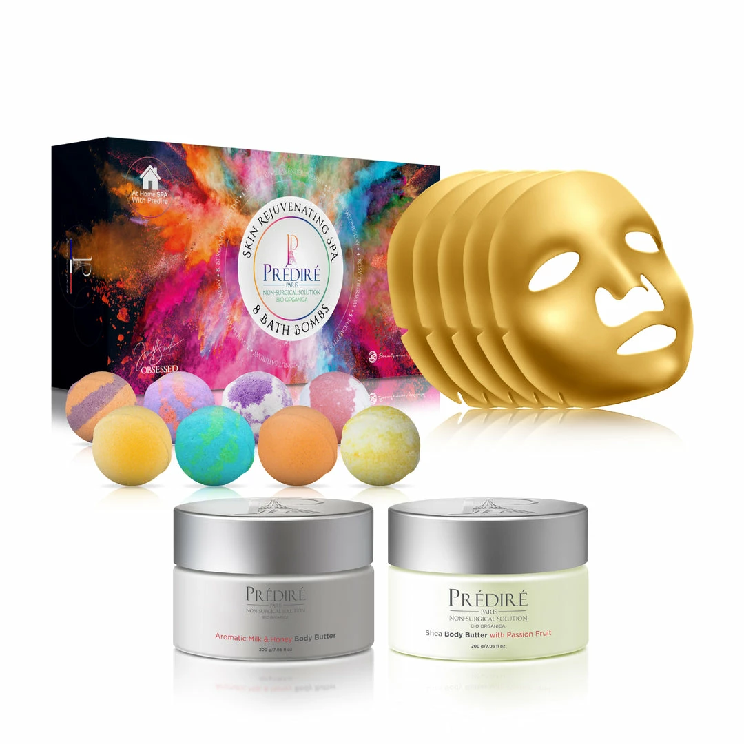 Best Sale 𧨠Predire Paris Oxygen/Vitamin Gold Masks w/ Bath Rejuvenating Set Passion Fruit π₯ 3 Best Sale 𧨠Predire Paris Oxygen/Vitamin Gold Masks w/ Bath Rejuvenating Set Passion Fruit π₯