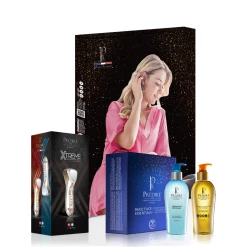 New ๐ฏ Predire Paris Skin Rejuvenation Device with Hot & Cold LED Light Therapy Skincare Set-Pink Robe ๐งจ